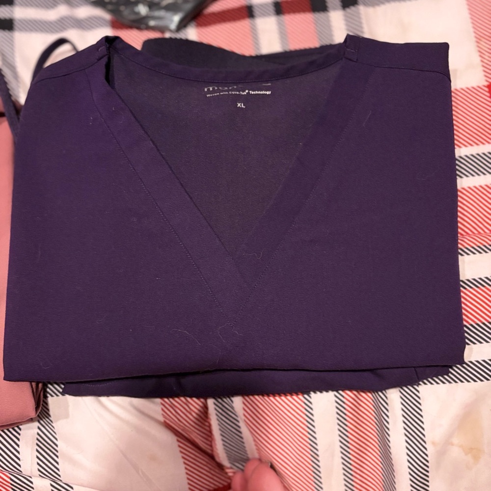 Purple Women's Scrub Set